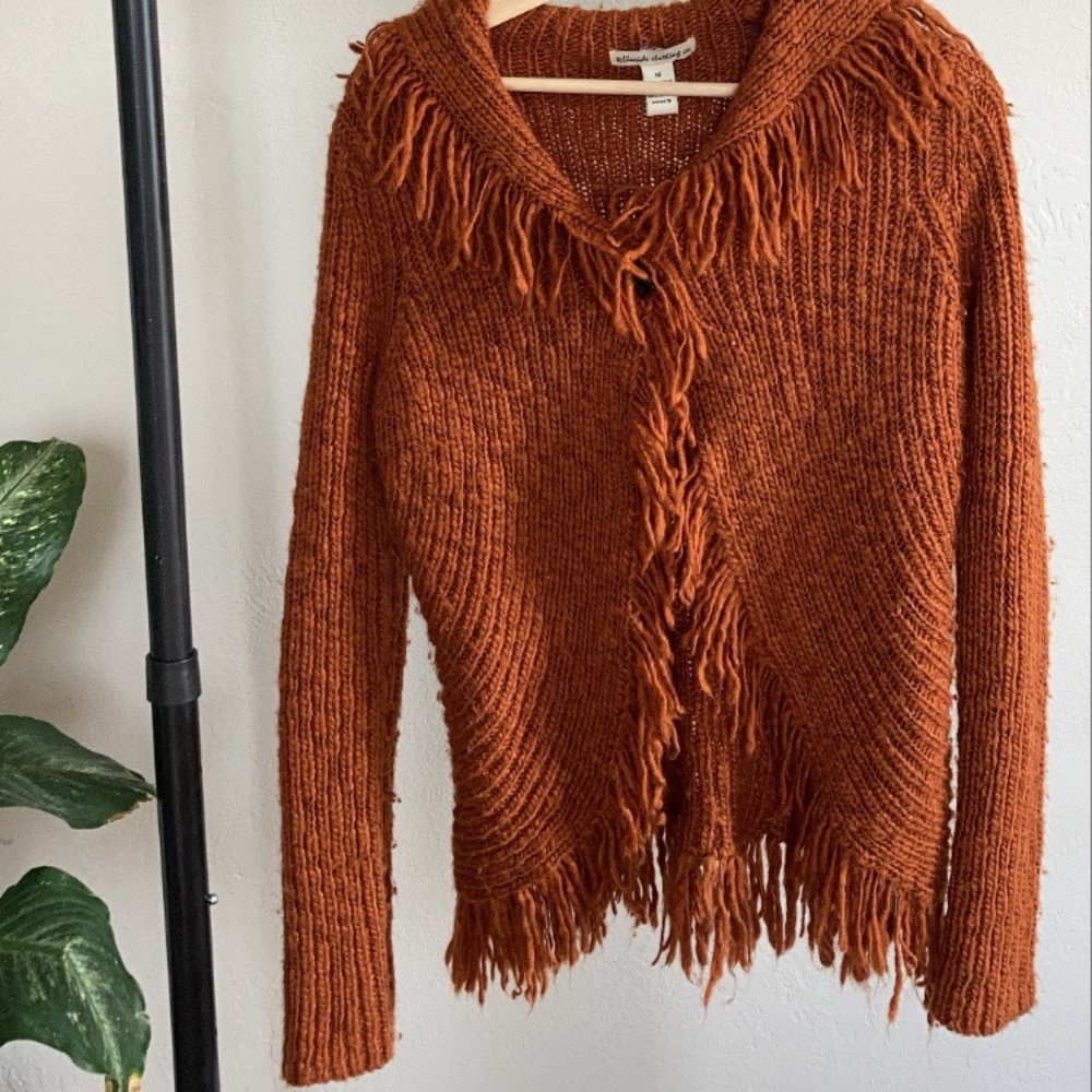 Telluride Clothing Fringe Cardigan